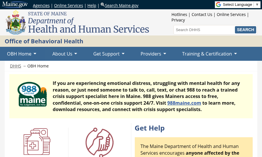 Office of Behavioral Health (OBH) provider image